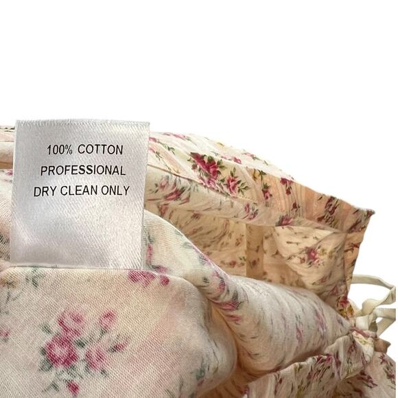 Petersyn Abigail One Shoulder Blouse Top Floral Print Pink Size Medium - Picture 13 of 13